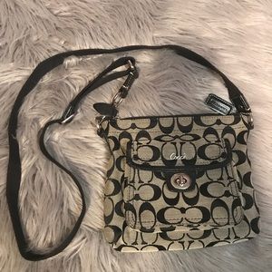 Coach Grey & Black Classic Crossbody